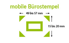 mobile Bürostempel