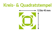Kreis- & Quadratstempel