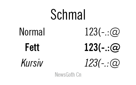 Schmal